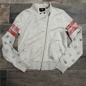 Harley-Davidson Asymmetrical Zip Up
